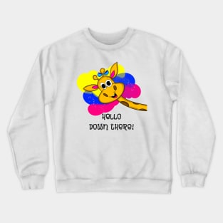 Hello Down There! (Girl) Crewneck Sweatshirt